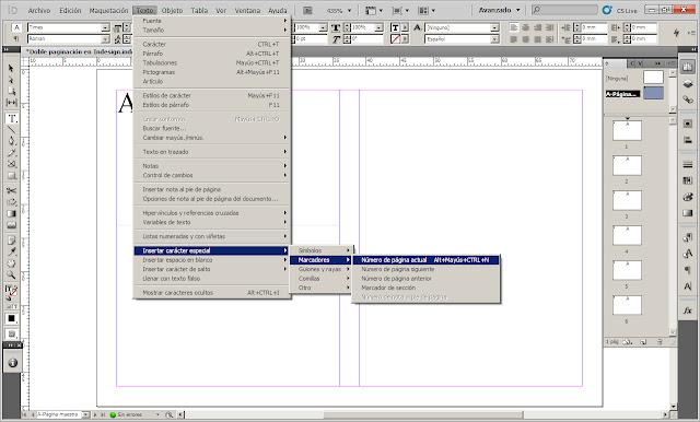 Doble numeración Indesign 1 Doble numeración o paginación Indesign