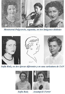 Montserrat Puigcercós, Sofía Ruiz y Assumpció Ferrer Montserrat Puigcercós, Sofía Ruiz y Assumpció Ferrer