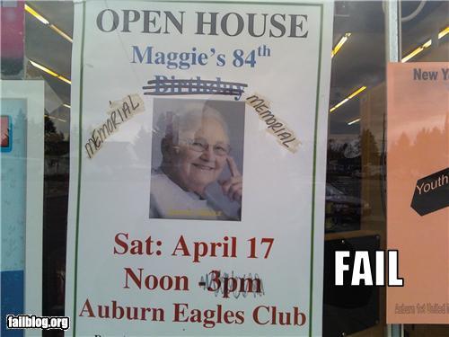 Tia Maggie Fail = meter la gamba