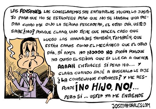 Zapatero, las pensiones, sus declaraciones y un homenaje tardío.