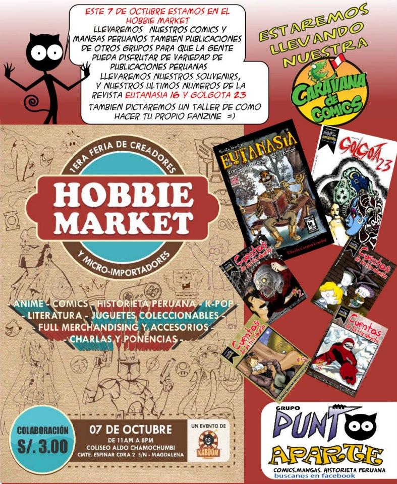 Este 7 de octubre, Punto Aparte en el Hobbie Market