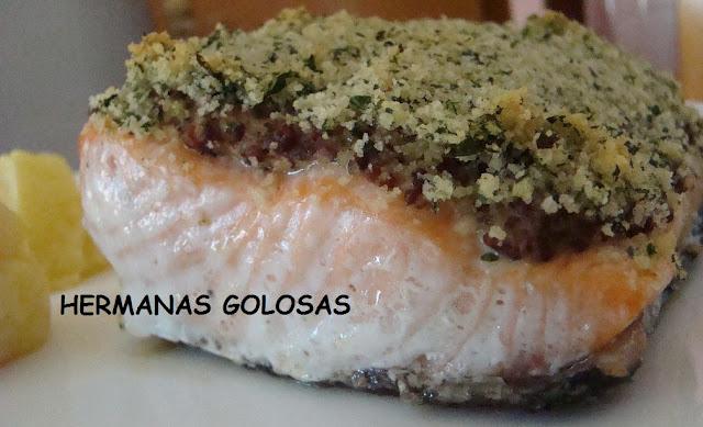 SALMÓN A LA MOSTAZA CON COSTRA