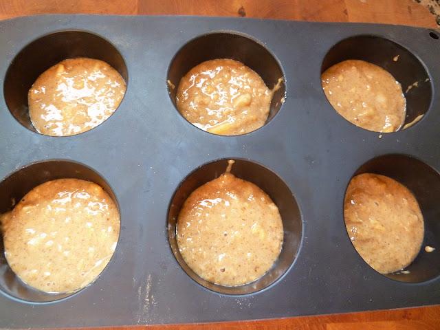 Muffins de manzana y calabaza Muffins de manzana y calabaza