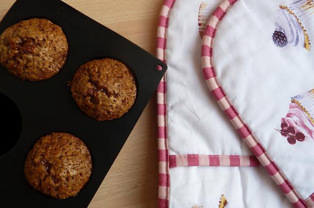 Muffins de manzana y calabaza Muffins de manzana y calabaza