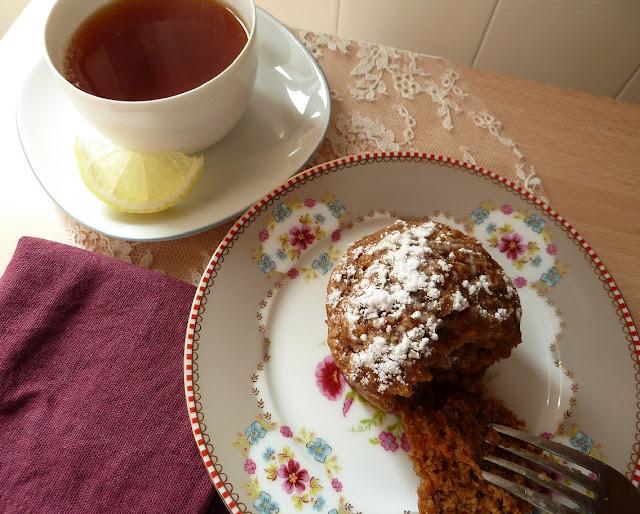 Muffins de manzana y calabaza Muffins de manzana y calabaza