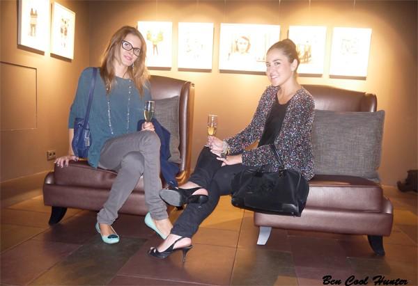 dafne patruno anna galeria loewe con Anna de AddictSmile en la Galería Loewe