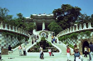 Entrada del Parque Güell Park Güell