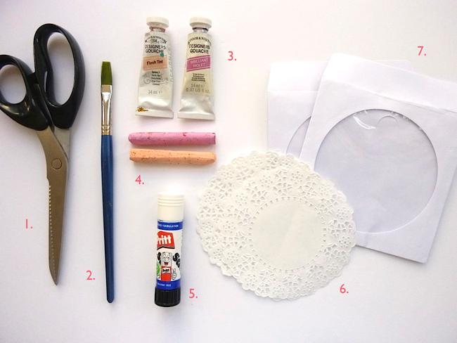 Tutorial: ¡Bolsas... con sobres de CD y blondas!