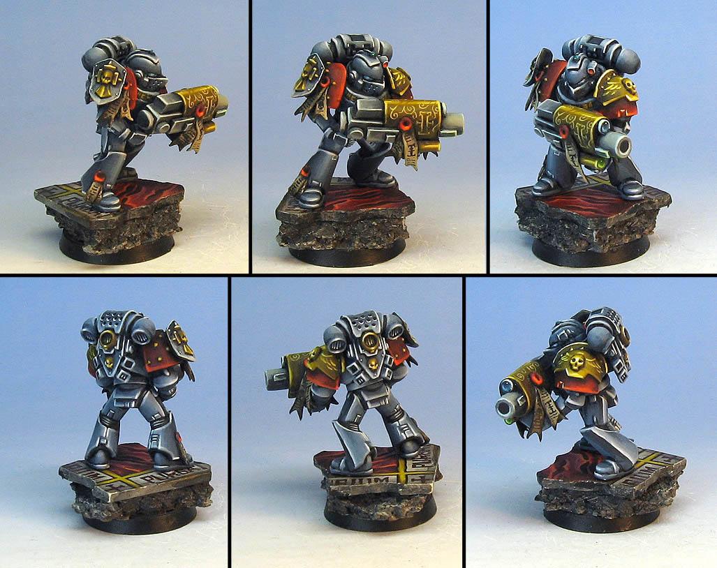 Converted Grey Knights Psycannons Converted Grey Knights Psycannons