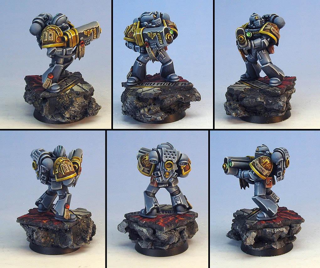 Converted Grey Knights Psycannons Converted Grey Knights Psycannons