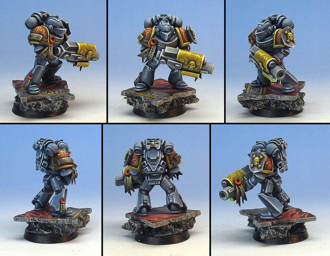 Converted Grey Knights Psycannons Converted Grey Knights Psycannons