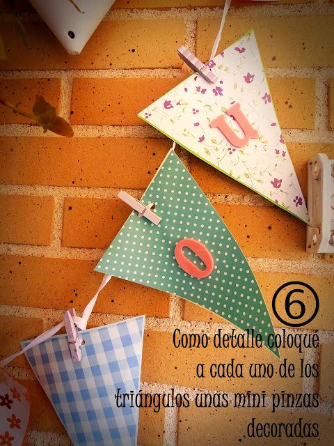 DIY BANDERINES DE PAPEL