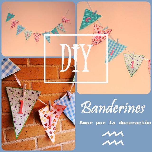 DIY BANDERINES DE PAPEL