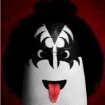 ditology-kiss Asombrosos retratos de famosos pintados en dedos