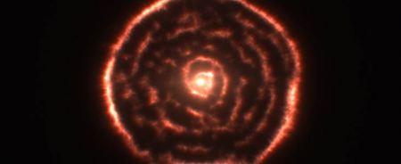 eso1239a Sorprendente estructura espiral de una estrella moribunda