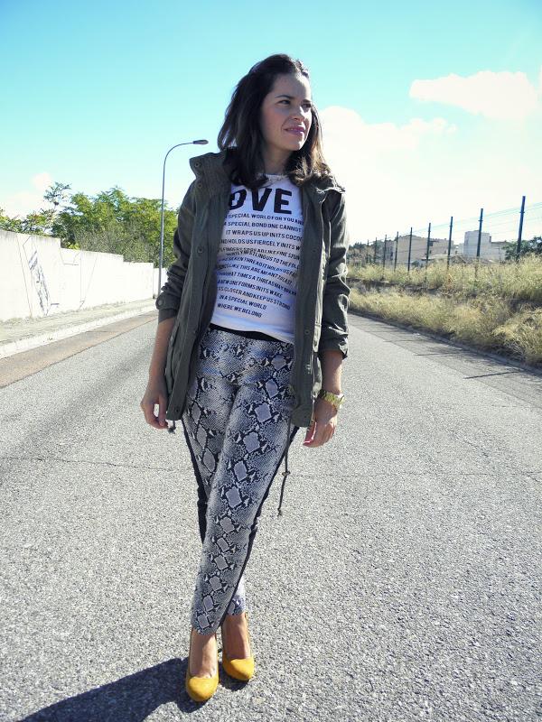 Snake and Khaki. Snake and Khaki.