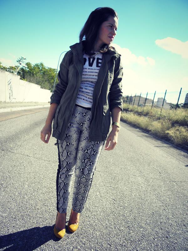 Snake and Khaki. Snake and Khaki.