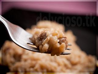 Risotto de Setas y Tosta de Jamón Risotto de Setas y Tosta de Jamón
