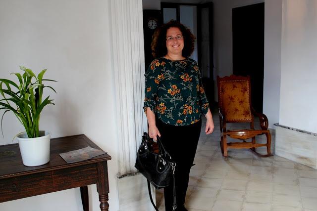 Look con blusa floreada Massimo Dutti Look con blusa floreada Massimo Dutti