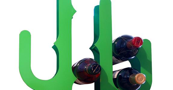 © J-me - Mod. Cactus Botelleros modernos, vino cobijado en diseño