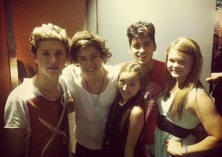 Noah Cyrus conoce a One Direction ¡mira las fotos!