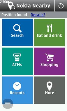 Nokia Nearby, app para teléfonos Nokia Series 40 que permite hacer búsquedas locales