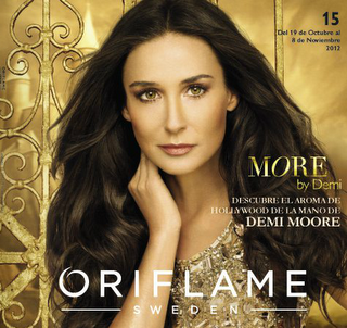 ORIFLAME: ESTRENAMOS EL CATÁLOGO ACTUAL CON DEMI MOORE