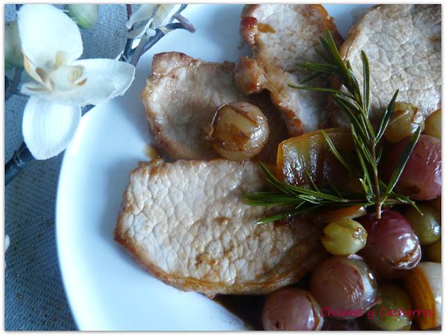 Lomo con Salsa de Uvas y Romero Lomo con Salsa de Uvas y Romero