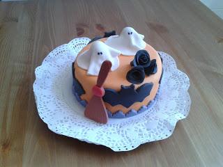 Tarta de Halloween (naranja)