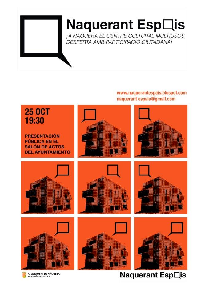 #NaquerantEspais: Presentación del proyecto el 25 de octubre