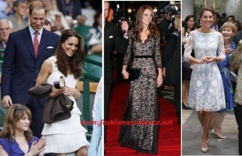 Kate Middleton de Alice by Temperley, recibe a los olímpicos ingleses