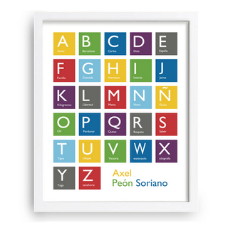 Abecedario infantil personalizado