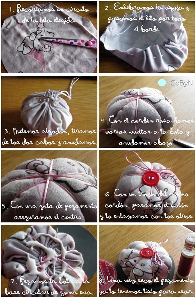 Crea tu propio alfiletero Crea tu propio alfiletero