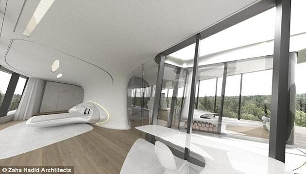 El  novio de Naomi Campbell le construye una casa que parece una nave espacial