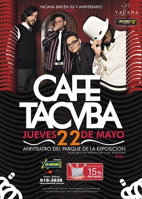 Café Tacvba Cantará en Lima el 8 de Diciembre