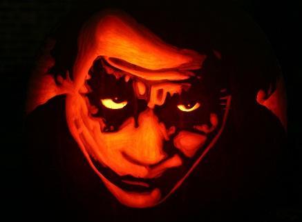Calabaza de Halloween - Modelo Joker Los mejores diseños para la calabaza de Halloween