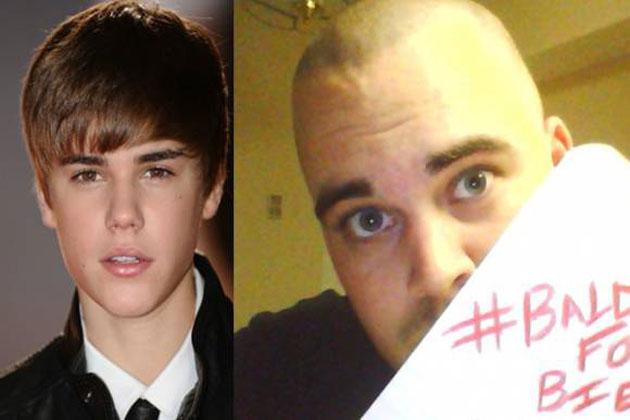 Fanáticos de Justin Bieber se raparon la cabeza tras leer un falso tweet (+fotos) Fanáticos de Justin Bieber se raparon la cabeza tras leer un falso tweet (+fotos)
