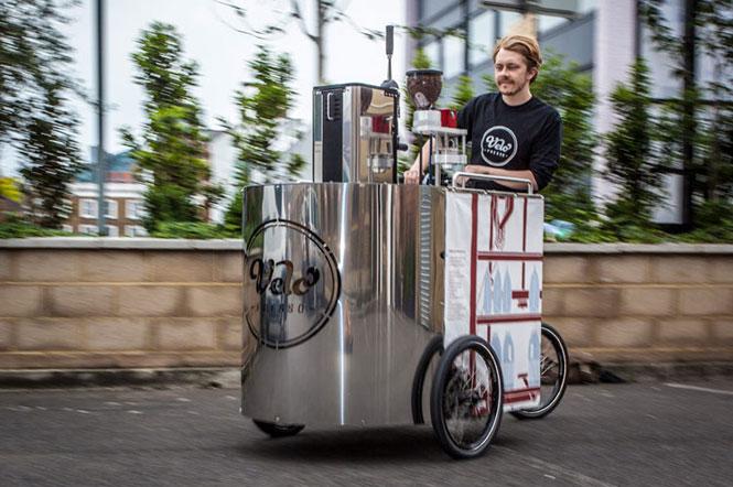 Velopresso: La cafetera sobre ruedas