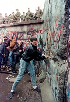 El muro en 1989. | Afp