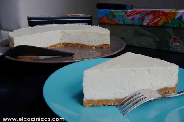 Tarta de limón y queso sin horno