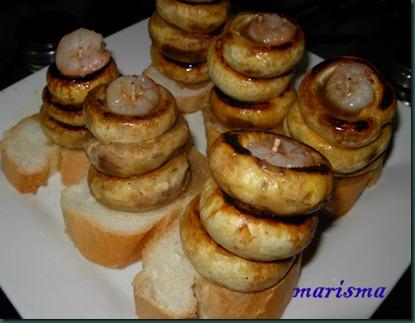 Pincho de champiñones a La Laurel Pincho de champiñones a La Laurel
