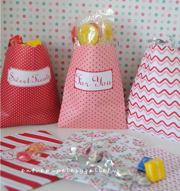 BOLSAS PARA CHUCHES O PALOMITAS ( parte I). CANDY BAGS