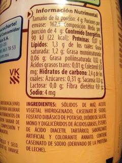 Coffee-Mate y grasas trans