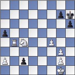 Posición partida de ajedrez Tylkovski - Wojciechovski después de 34. c2