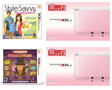 GILT: Oferta Limitada de dos Combos del Nintendo 3DS XL Color Rosa/Blanco