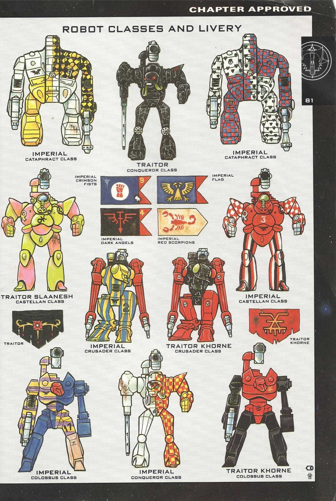 Los robots imperiales y la Legio Cybernética Los robots imperiales y la Legio Cybernética