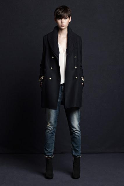 Trafaluc Zara lookbook november, Trafaluc. abrigo militar, look militar, militar coat