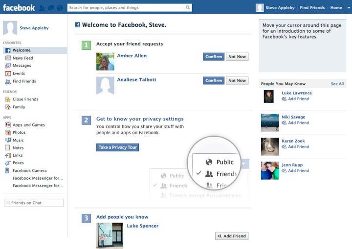 facebook-privacidad Facebook anuncia cambios cuyo objetivo es educar a los nuevos usuarios en el tema privacidad