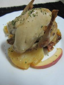 IMG_5617 Codornices al Vino con Foie y Manzana