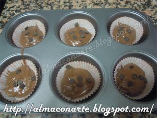 Muffins de chocolate tipo Ikea